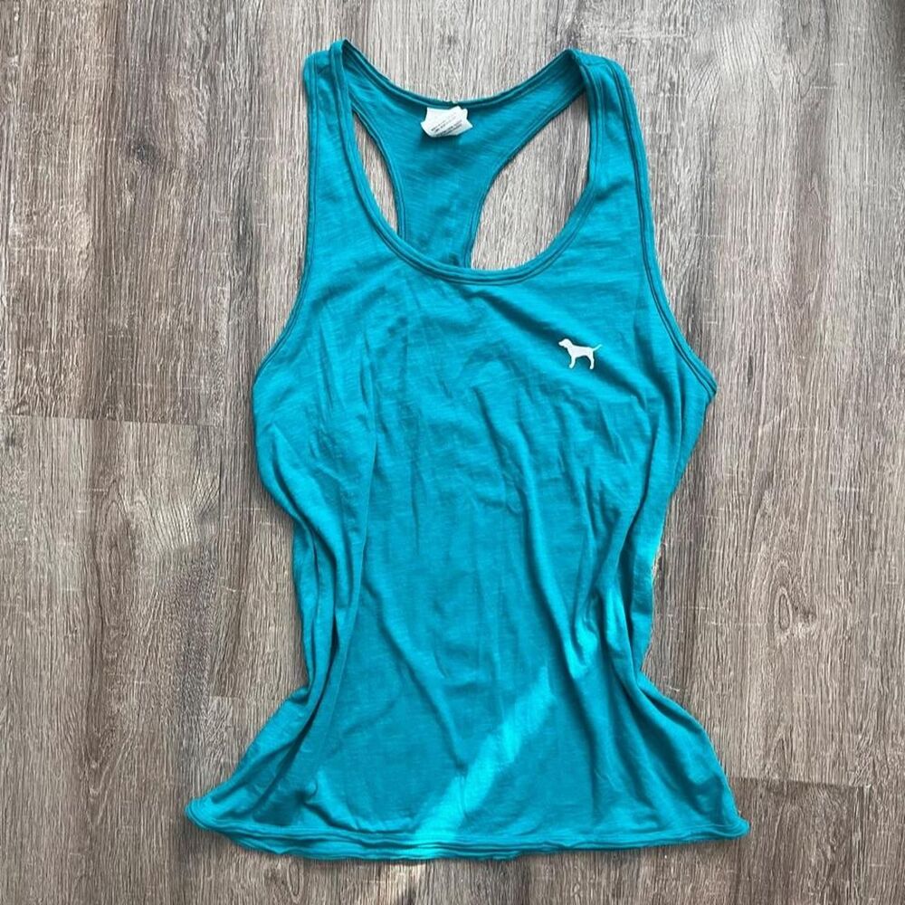 Victoria's Secret Teal Racerback Tank